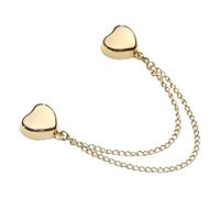 Clip magnetiche per maniche di camicia, magneti con clip per bottoni | Clip per camicia a forma di cuore per top da donna - per catena per Top da donna Fibbia di fissaggio multifunzionale