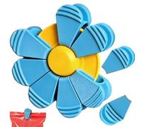 Clip magnetiche per sacchetti, sigillanti ermetici resistenti, strumento riutilizzabile da 11,4 cm con caratteristica, per trucioli di fiori con dettaglio, frigorifero, dispensa, ufficio