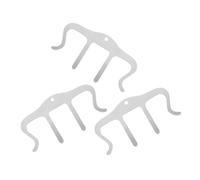 Clip Metallico per Spartiti Musicali M, Argento, 3 Pezzi | Ferro Forte Presa, Mantiene Ferme le Pagine, Adatto a Musicisti e Note per Sermoni