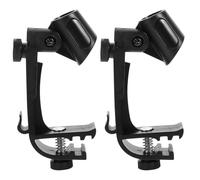 Clip Microfono per Batteria Regolabile Supporto per Bordo Tamburo 2 Pezzi