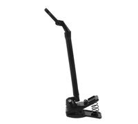 Clip Microfono per Saxofono Regolabile in Plastica Nero | Supporto Leggero, Posizionamento Preciso e Assorbimento Urti, Installazione Rapida per Prove e Palchi