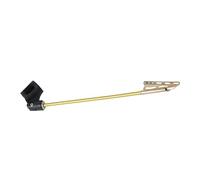 Clip Microfono Sax in Abs, Regolabile, per Saxofono Alto | Supporto Circolare Installazione a Jack, Apertura a Morsetto, Antiscivolo e Antivibrazione