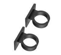 Clip Microfono Wireless in Plastica Nero, Set 2 Pezzi per Supporti | Montaggio Rapido, Formato Compatto, Superficie Liscia senza Bave, per Presentatori e Reporter