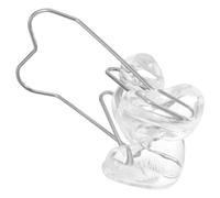 Clip Modellante Argento per Naso in Silicone e Acciaio Inox | Ponte e Punta, Design Antiscivolo, Pressione Confortevole, Uso Domestico e Preparazione del Viso