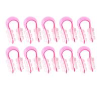Clip Modellante per Naso Rosa, in Silicone e Plastica, 10 Pezzi | Naso Largo e Punta Cadente, Uso di Dormire o Durante i Pasti, Struttura Delicata Antiscivolo