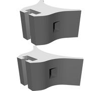 Clip Montaggio Riflettore per Juwel HiFlex - Supporto Fascetta 3D