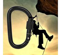 Clip moschettone 25KN in alluminio Wiregate Leggero Heavy Duty Large Strong