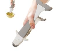 Clip multiuso anti-scottatura per ciotole, pinza antiscivolo per cottura a vapore, pentola, forno a microonde, cucina, blu, grigio, crema, 23,5 x 7,6 cm, colore blu, grigio, crema