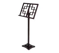 Clip musicale Clip Music Stand portatile Portable Music Stand Music Stand Solid Wood Music Score Guqin Erhu Vertical Thickened Portable Music Stand Antique Music Stand Music Stand(Purple)