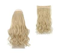 Clip nelle estensioni dei capelli Clip nell'estensione dei capelli sintetici ondulati lunghi Filo invisibile Nessuna clip nelle estensioni dei capelli Linea di pesce segreta Estensioni di un pezzo Pos