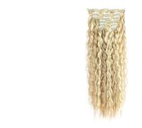 Clip nelle estensioni sintetiche dei capelli Posticci ad onda d'acqua for le feste quotidiane delle donne