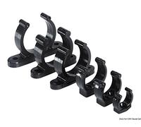 Clip nera plastica pesante 20 mm