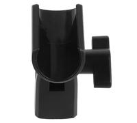 Clip Nero Microfono 2 Pezzi Regolabile Adattatore Vite 1/4 Pollice | Connessione Stabile, Regolazioni Multiangolo, Metallo e Plastica, per Videocamere e Microfoni Wireless, Viaggio