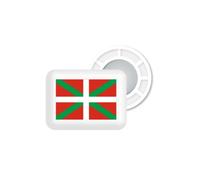 Clip numeriche magnetiche Bibbits Pays Basque Blanc
