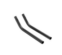 Pro Clip-on J-bend 45 Aero Bars Argento Black / Alloy