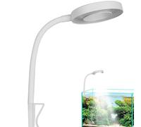 Clip on Aquarium Light, Led Aquarium Light, Fish Tank Lamp Adjustable Clamp, 360 Degree Flexible Aquarium Light, Waterproof Aquarium Light, Plant Aquarium Lighting, Open Terrarium Light,