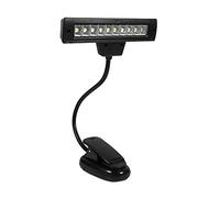 Clip On Book, Lampada Clip ,10 LED Orchestra Luce regolabile Lampada da lettura da tavolo 110 V ~ 220 V(Light with USB cable)