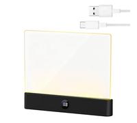 Clip On Book Light - LED Reading Lamp 3-Modes, Rechargeable Flat Clip-On Night Light with Stepless Dimming Timer and 3 Color Temperatures | Long-Lasting Reading Lamp for Library Bedroom Office Dorm