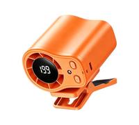 Clip on Car Fan, Quiet Air Cooling Fans, Led Display Speed Control with Strong Airflow System, Adjustable Mount Fan Device, Sleek Portable Design, Outdoor Cycling Camping Cooling Gadget