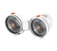 Clip On Fan | 5-speed Double-head Portable USB-C Rechargeable Equipment