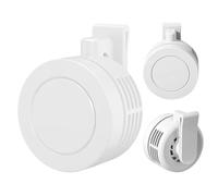 Clip on Fan, Bladeless Cooling Device, Silent Low Noise Personal Airflow, 3.03x2.52x2.28 Inches with Adjustable Clamp, Portable Travel Gadget for Shirt, Neck, Stroller, Home, Office Camping