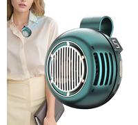 Clip On Fan, Bladeless Rechargeable Mini Portable Cooling Fan, Quiet 360° Rotatable Desk Waist Neck Clip, Battery Powered Personal Air Circulator for Bedroom Home Office Travel Camping Outdoor