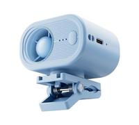 Clip On Fan, Handheld Cooling Device, Rechargeable Utility with Sturdy Layer, Summer USB Fixture with Refined Texture, 8.5x7.5x7.7cm Personal Category, Neck Fan for Indoor Outdoor Office Picnic Sports