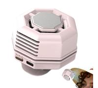 Clip on Fan, Portable Desk Cooler, 360 Rotating Head, Three Speed Wind Control Strong Airflow Quiet Compact Design for Car Travel Camping Bedroom Cruise Golf Outdoor Summer Women Use