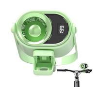 Clip On Fan Portable - Mini Cooling Device, Quiet Air Circulator Tool, Four Speed Adjustable Personal Cooling Fan Device, Rechargeable Battery Powered Portable Çooling Ďevice with LED Light Lanyard In