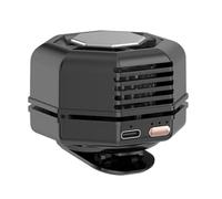 Clip On Fan - Portable Mini Rechargeable 3 Speed Adjustable | Airflow Strong Grip Mount Quiet Cooling Device USB Powered for Travel, Office, Library, Picnic, Camping, Hiking or Concert Use