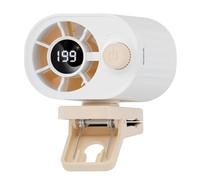 Clip On Fan Portable Rechargeable - Rechargeable With Cooling Plate | Bladeless USB Rechargeables Adjustable | Portable Small Car Fan For Desk Table SUV RV Van Sedan Pickup Home Travel Office