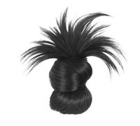 Clip On Feathered Bun Wig, Soft Messy Hairpiece with Lightweight Natural Look, Comfortable Everyday Hair Clip for Women, Girls, Friends, and Work Colleagues