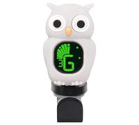 Clip On Guitar Tuner - Chromatic Clip Tuner A0-C8 | Owl Design Acoustic Guitar Bass Ukulele Violin Tuning Tool | Fast Response Instrument Accessory For Music Practice And Performance Use