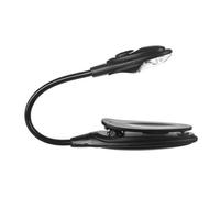 Clip On Light for Book, Book Light Clip Led On Book, Luce di lettura Clip Morsetto Lampada nel letto Protezione degli occhi per topi di biblioteca Bambini Bambini Studenti per viaggi di lettura nottur