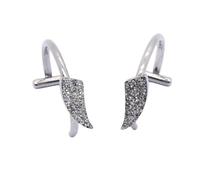 Clip On Lip Fang gioielli in acciaio inox finitura opaca accessorio per il corpo presa sicura senza bisogno di piercing gioielli in acciaio inox zanna labbra