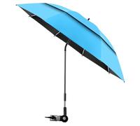 Clip On Parasol For Garden Chair Double Canopy Portable 180° Adjustable UPF