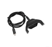 Clip-On per caricabatterie per Zebra TC51 TC56 per ricarica rapida USB-C | Perfetta vestibilità, ricarica rapida, compatibile con TC51/56, ABS resistente, ideale per i cuscinetti