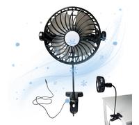 Clip On Portable Fan - USB Plug In Flexible Gooseneck Personal Blower Fan