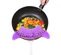 Clip on Pot Finor - Clip su Finor | per filtro in pentola su | on Pasta Sterinter | retrattile pieghevole su filtro per pentole | sul alimentare | Scolapasta per scarico di