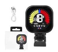 Clip On Rotante Chitarra Sintonizzatore Elettrico Universali Digitali Sintonizzatori Elettronici Per Basso Ukulele Violino Elettronico Digitale Per Violino