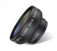 Clip-on Wide Angled Lens 49mm Mobile Telefoni Macro Lens Esterno 0 45x Magnificazione Ampia Compatibilità Per Accessori Fotografici Gioielli Fiori