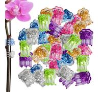 Clip Orchidee Come Sostegno Piante - 60 Pezzi a Farfalla Colorati a Sgancio Rapido | Clip per steli di rose e orchidee - Ideale Per Giardino Esterno Cortile Patio Serra Vasi Da Fiori Frutta E Verdura