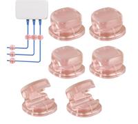 Clip Organizer - Supporto per la gestione degli adesivi, custodi per capelli da scrivania | Supporto per caricabatterie multiuso per testiera, scrivania da ufficio o cucina, risolto