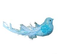 Clip ornamentale in schiuma artificiale a forma di colomba per decorazione di nozze, decorazione natalizia per la casa, uccelli, colomba della pace, con dettagli realistici per artigianato e