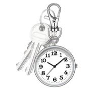 Clip Orologio Ciondolo Portachiavi a Clip Raffinato e Stiloso per Borsa