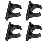 Clip Pagaia per canoa Plastica Nero 4 Clip Pagaia per canoa | Fissaggio per sicuro, diametro 30mm, plastica , nero, kit 4 per kayak