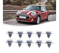 Clip Paraurti Anteriore ParaFango Porta Auto Per Mini Cooper S 2002-2012 Grigio