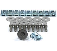 Clip Paraurti Passaruota Mazda MX-5 E Viti In Acciaio Inox Confezione Da 10