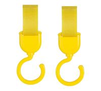 Clip Passeggino Rotabile | 2pc Clip Per Sacchetti Penzolanti | Ganci Per Borsa Della Mamma | Appendiabiti Per Veicoli Elettrici | Mommy Stroller Hook | Ganci Multi -scopo | Organizzatore Di Passeggini
