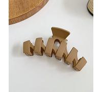 Clip per acconciatura a coda di cavallo grande opaca Accessori per clip per acconciatura da donna casual tinta unita moda donna,02